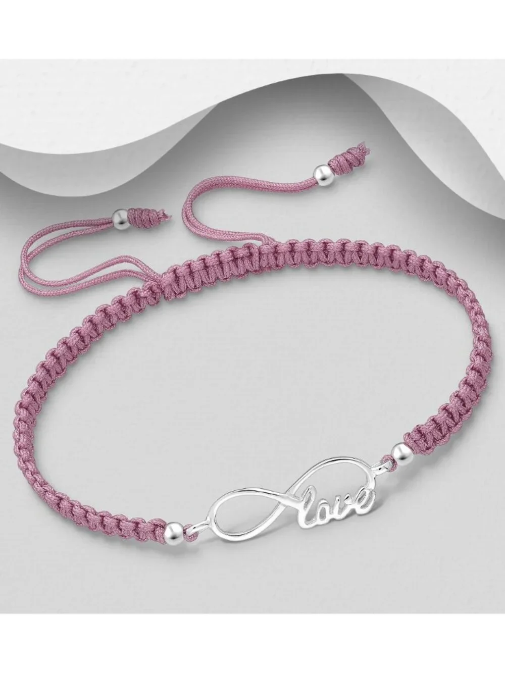 925 Sterling Silver Infinity and 